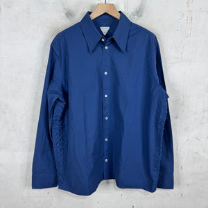 Bottega Veneta Laced Side Blue Button Up