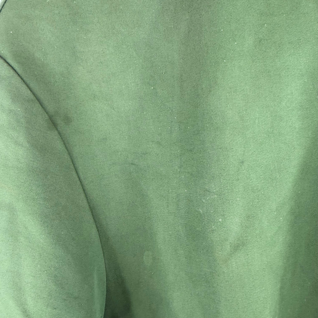 Dries Van Noten Green Cropped Track Jacket