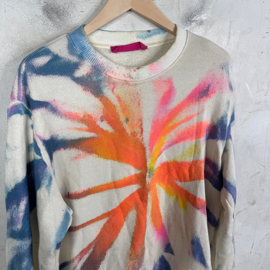 Elder Statesman Cashmere Blended Dyed Crewneck