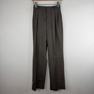 Saint Laurent Gray Pleated Trousers