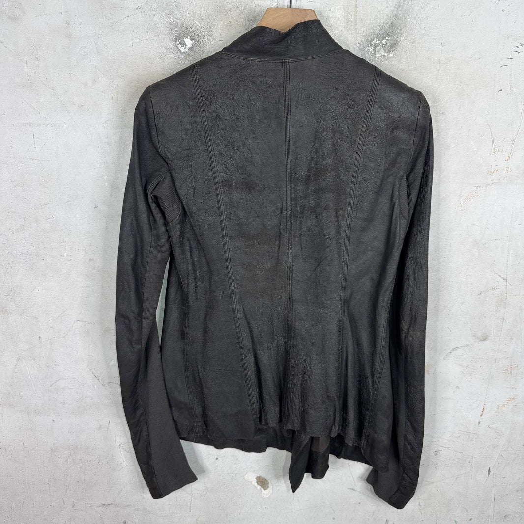 Rick Owens Smoked Older Leather Jacket