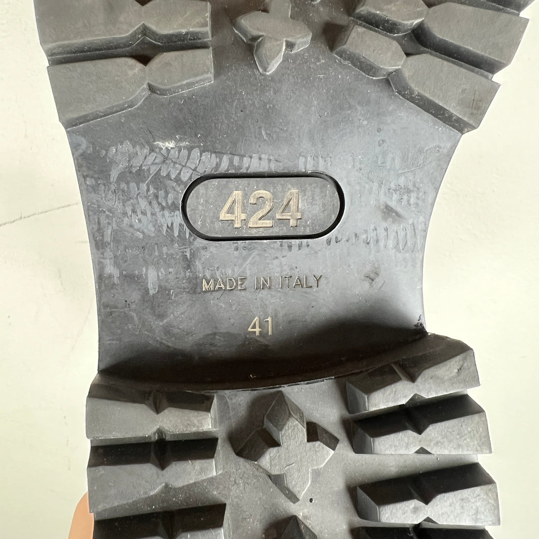 424 Paper Leather Dragon Rider Boot