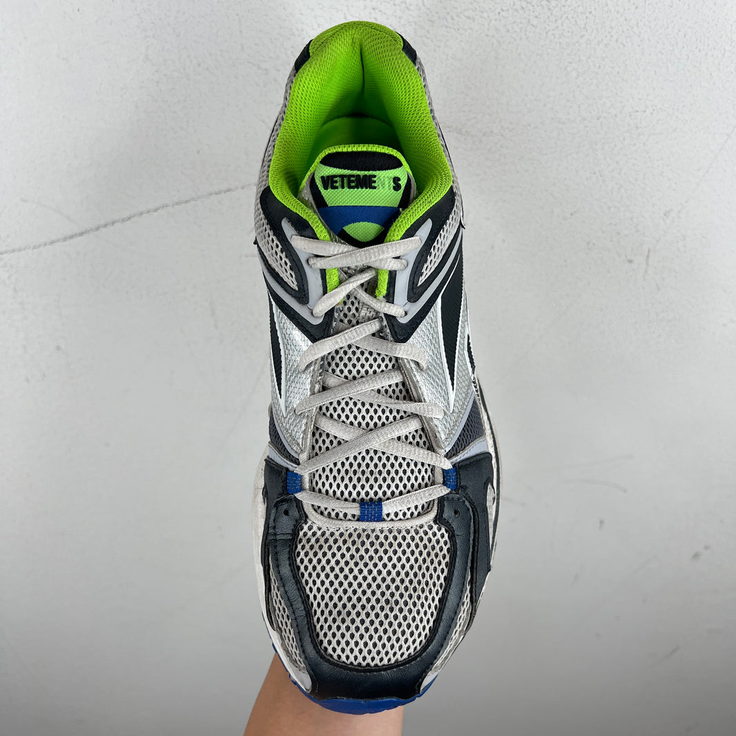 Vetements Reebok Blue/Green Spike Runner Sneakers