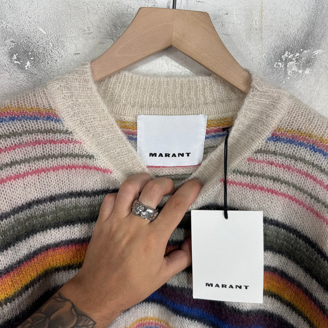 Isabel Marant Striped Mohair Sweater