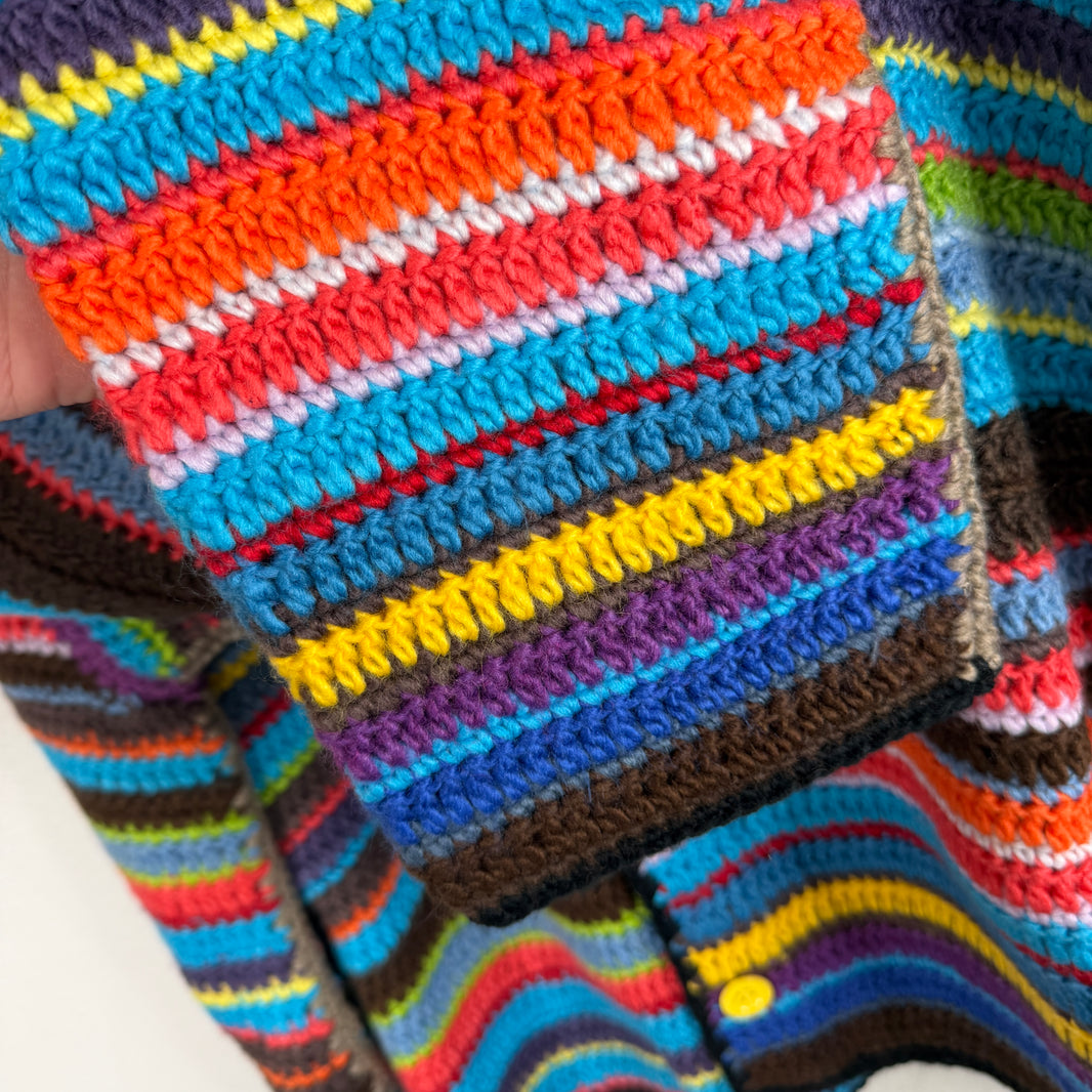 CPFM Crochet Knit Blue Cardigan