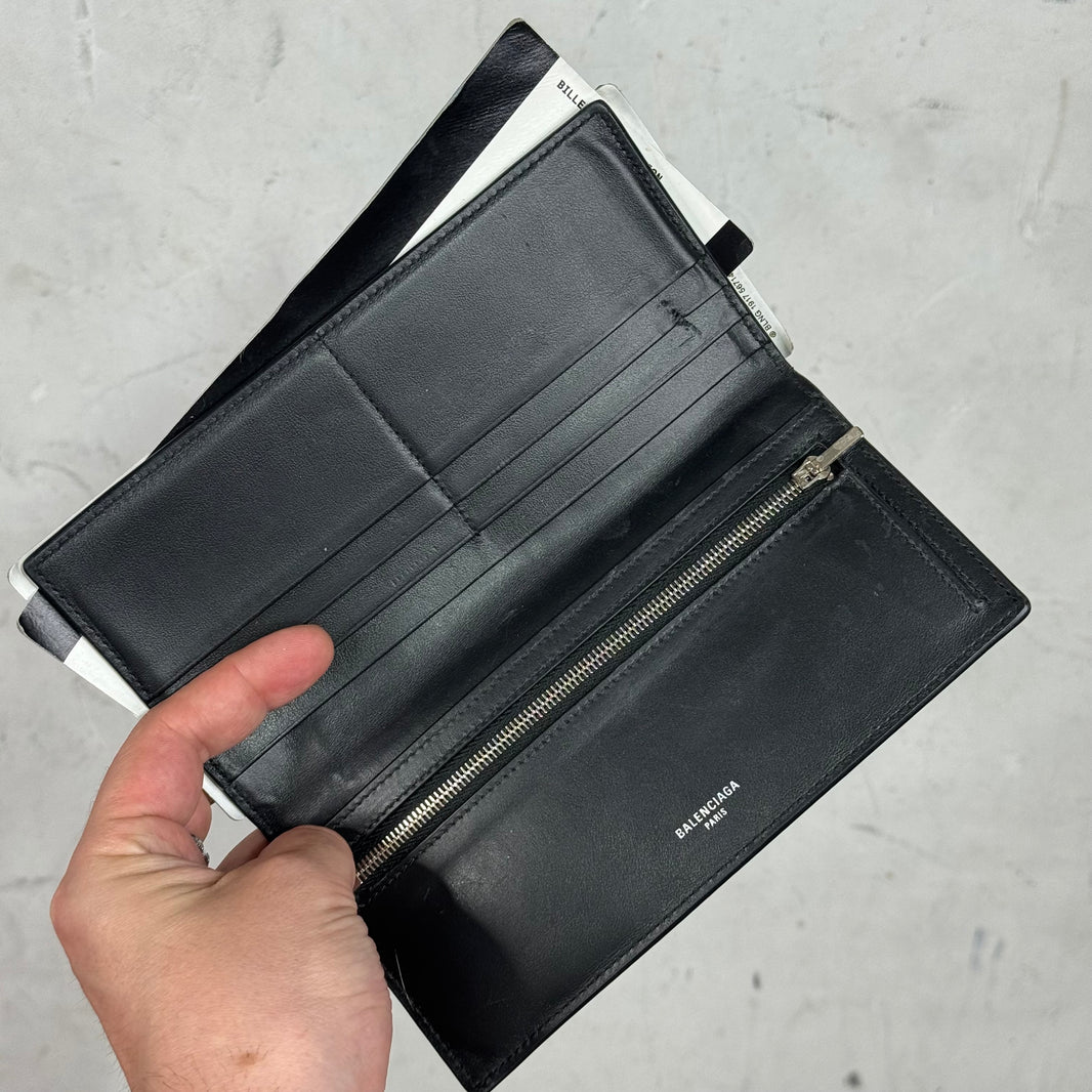 Balenciaga Black Passport Wallet