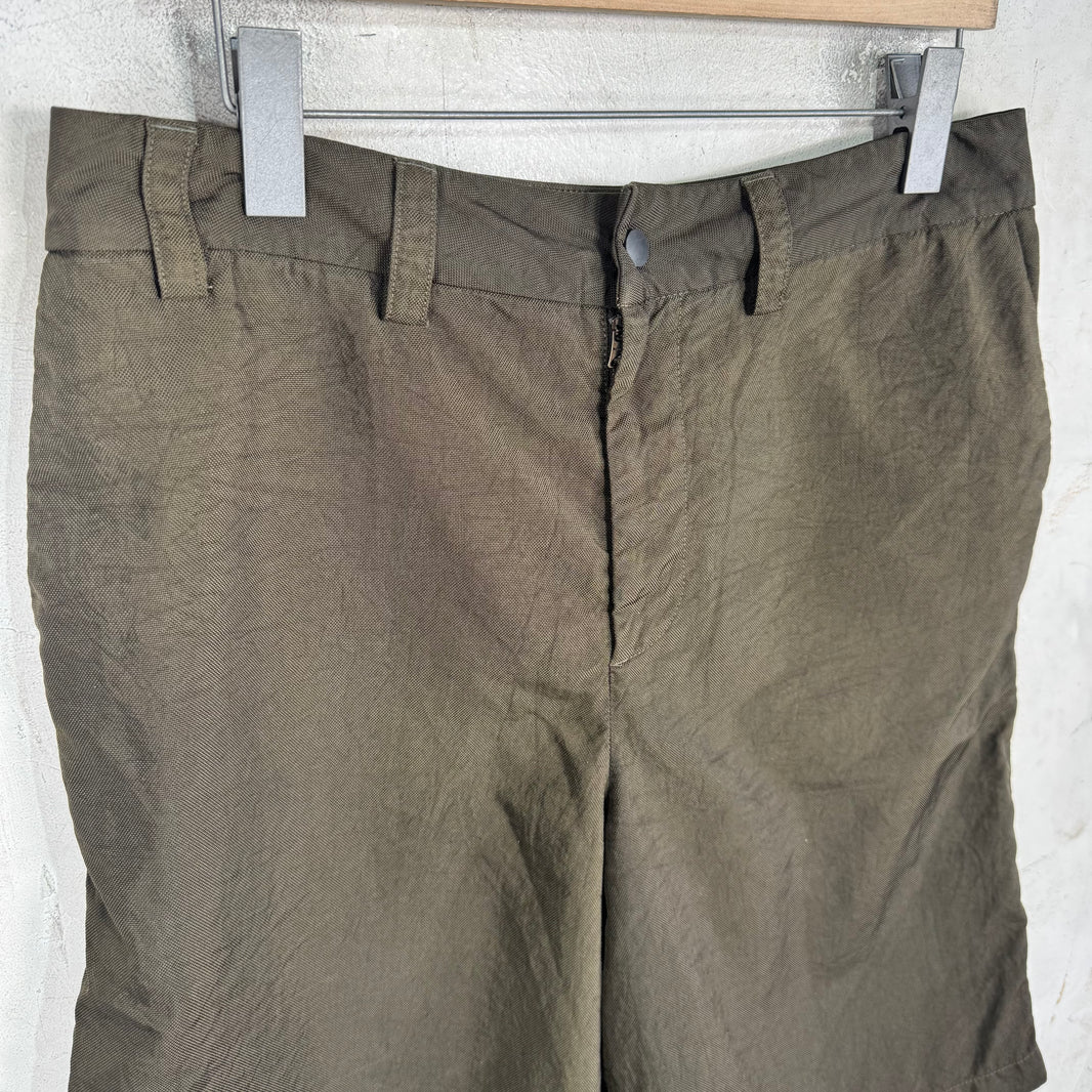 Acne Studios Nylon Olive Shorts