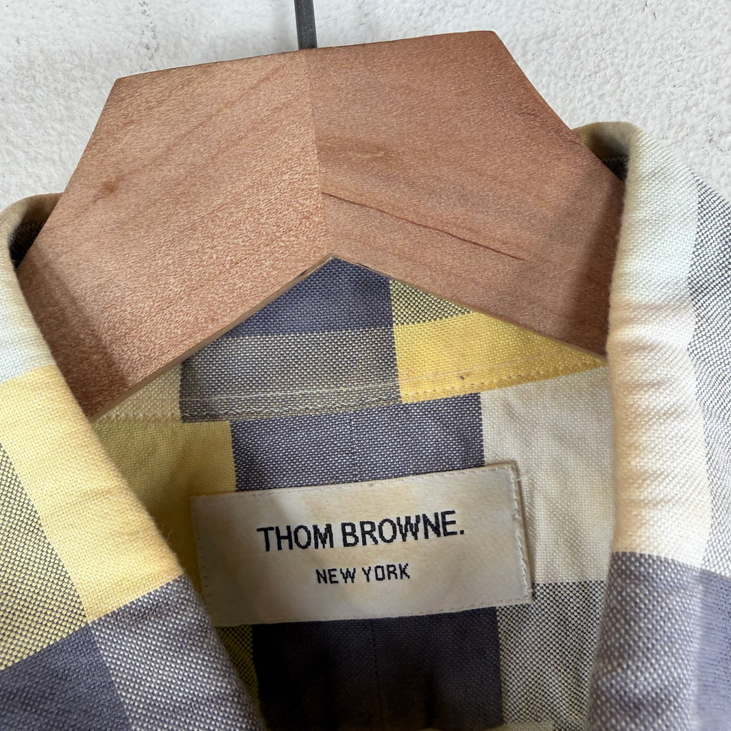 Thom Browne Pastel Striped Button Up Shirt