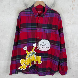 Supreme Daniel Johnston Plaid Flannel