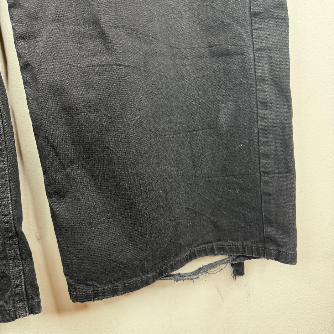 Balenciaga Sample Drawstring Baggy Jeans