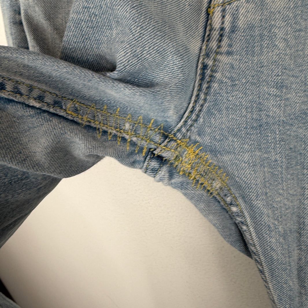 VLONE Blue Zipper Denim Jeans