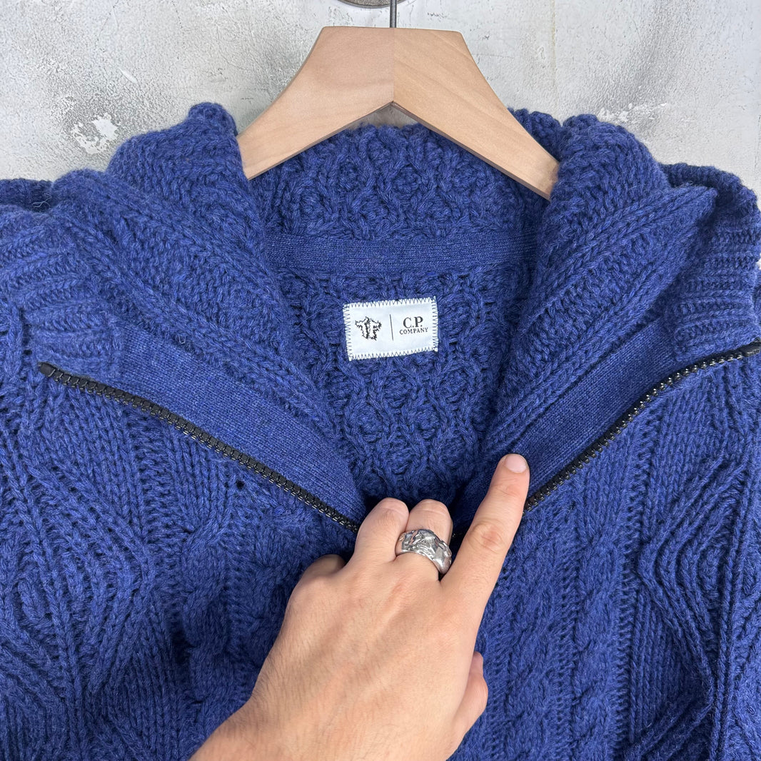 CPCompany x Throwing Fits Zipped Fair Isle Sweater