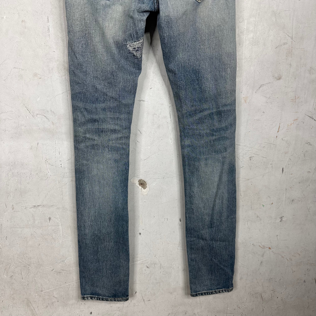 Saint Laurent Lightwash D02 Repaired Jeans