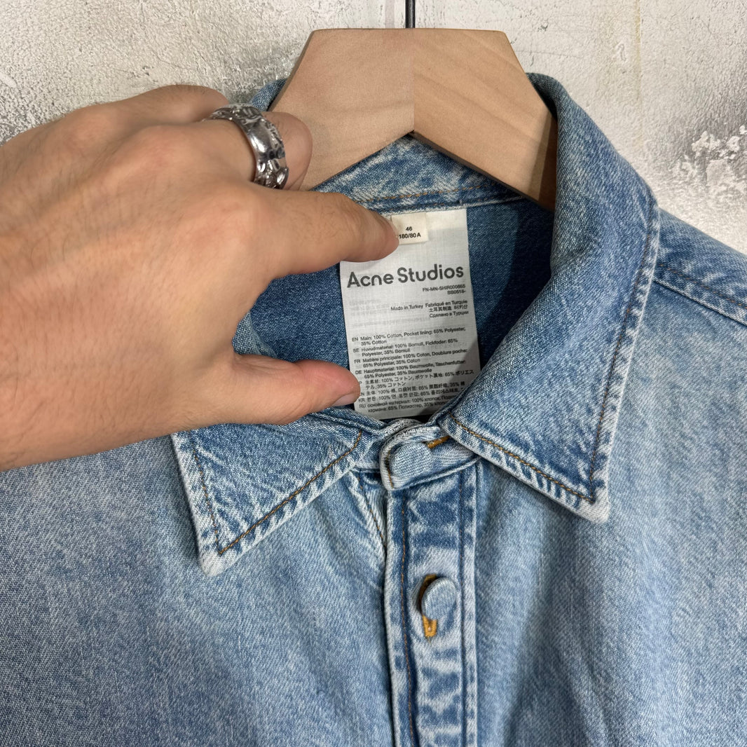 Acne Studios Lightwash Denim SS Shirt