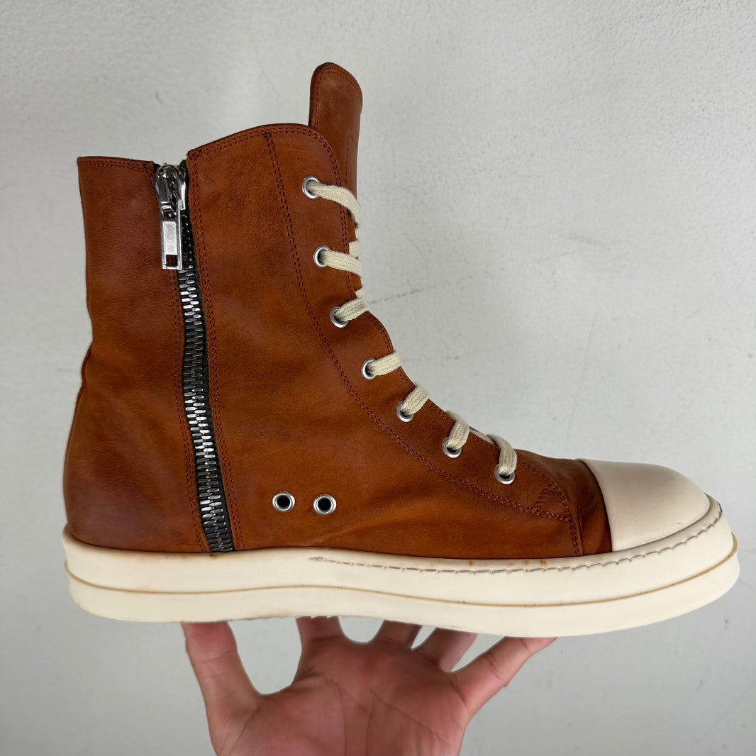 Rick Owens Leather Clay Ramones