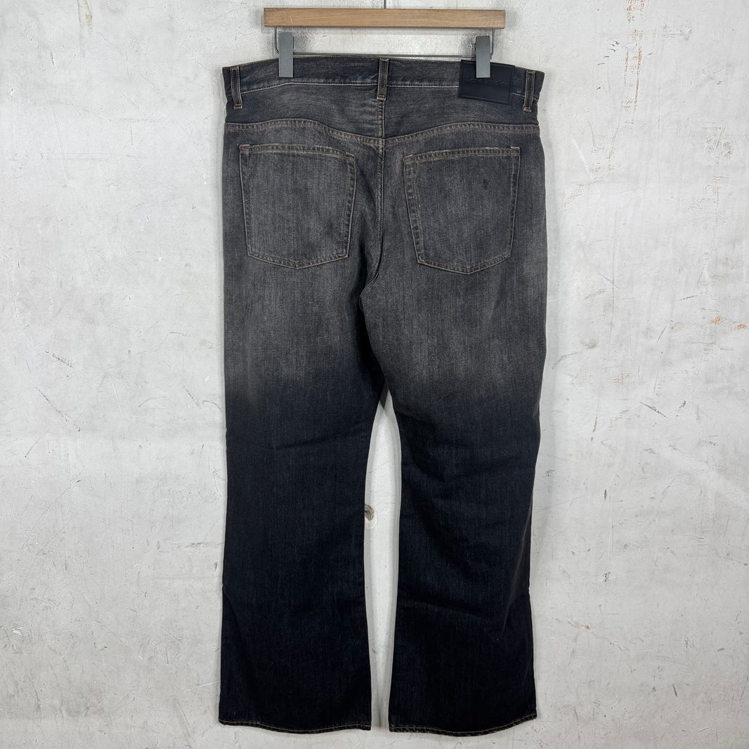 Acne Studios Trafalgar Charcoal Flared Jeans