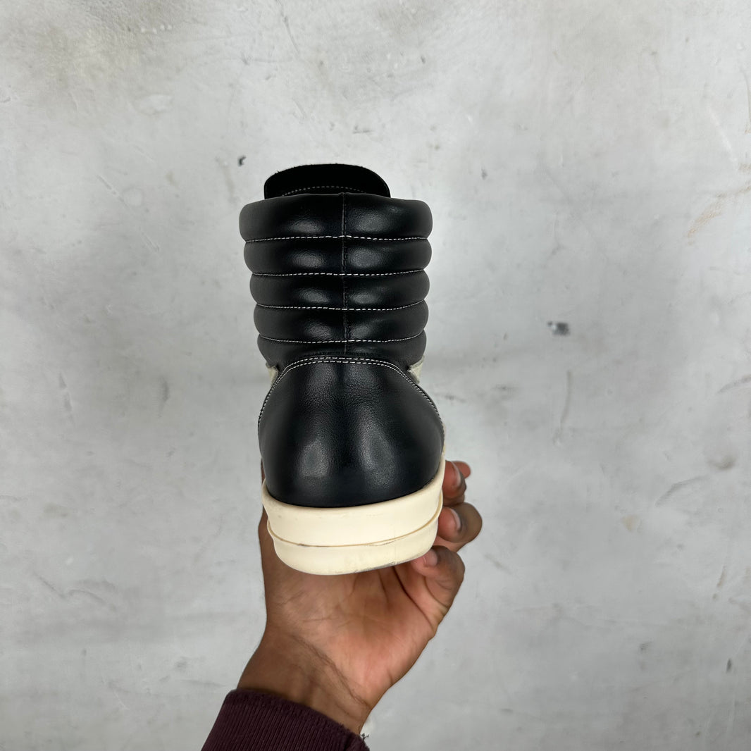Rick Owens Leather High Vans