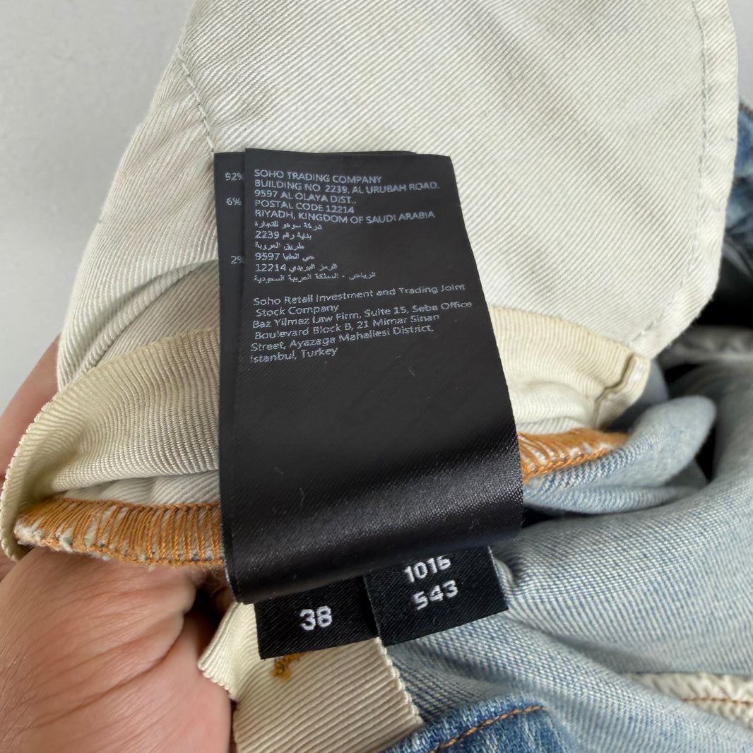 Amiri Patches Skinny Jeans