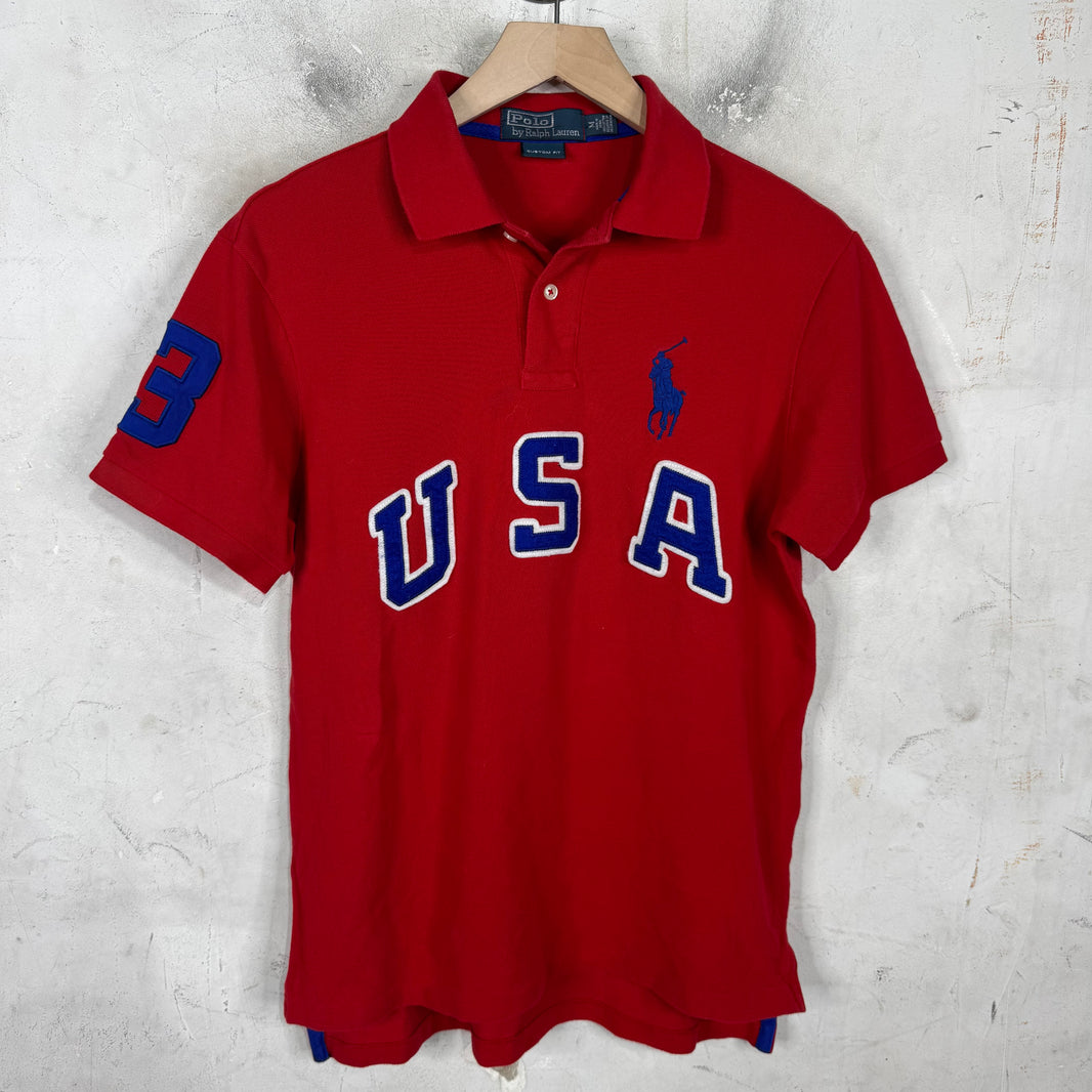 Ralph Lauren Red USA Mini Big Pony Polo