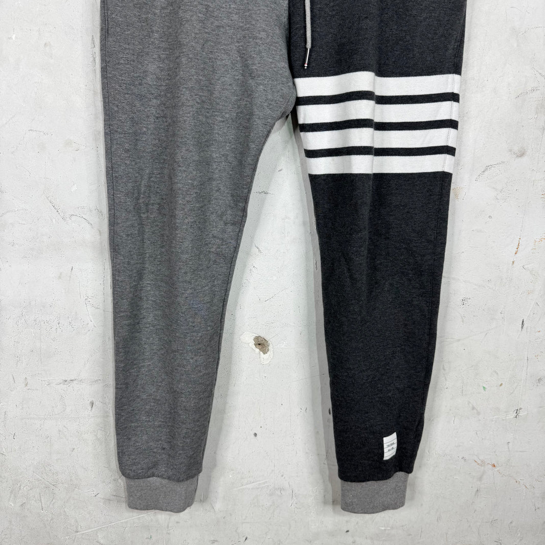 Thom Browne Tri Colored Grey Sweatpants