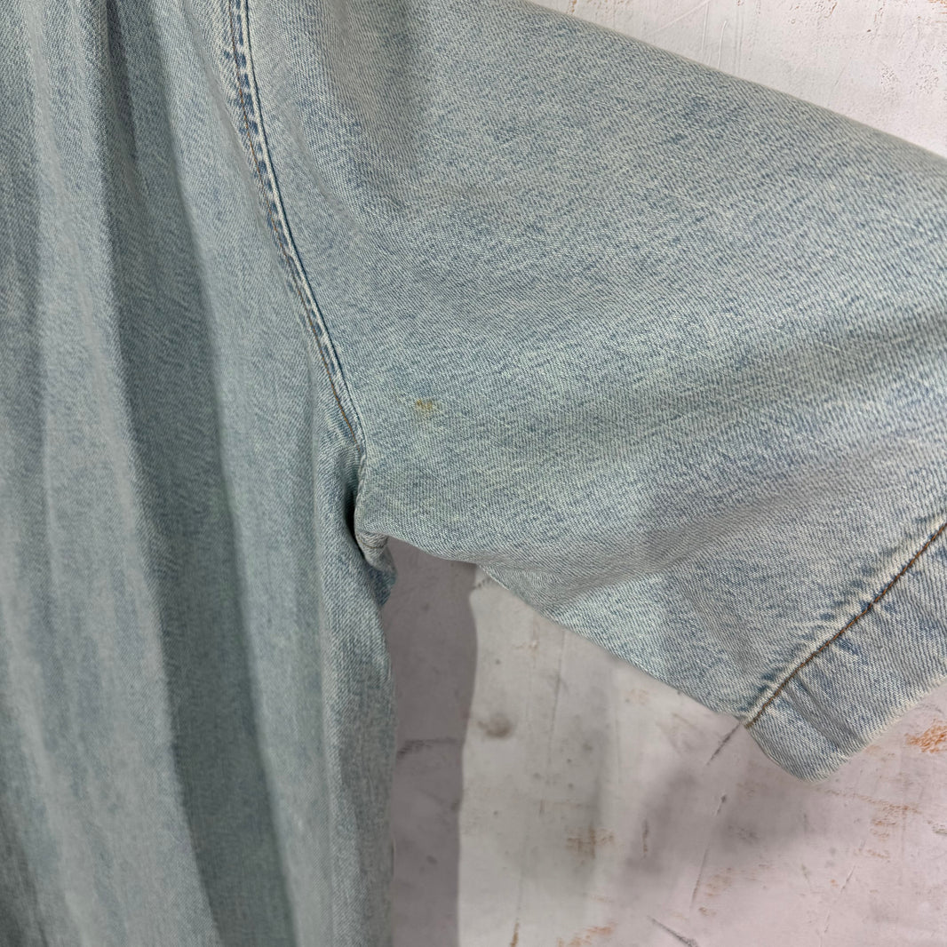 Acne Studios Light Wash Short Sleeve Overshirt