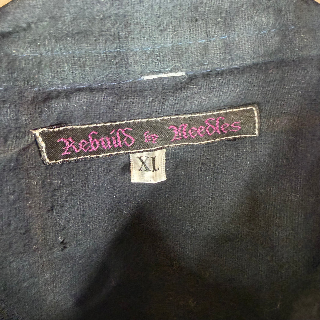 Needles Contrast Stitch Rebuilt Flannel