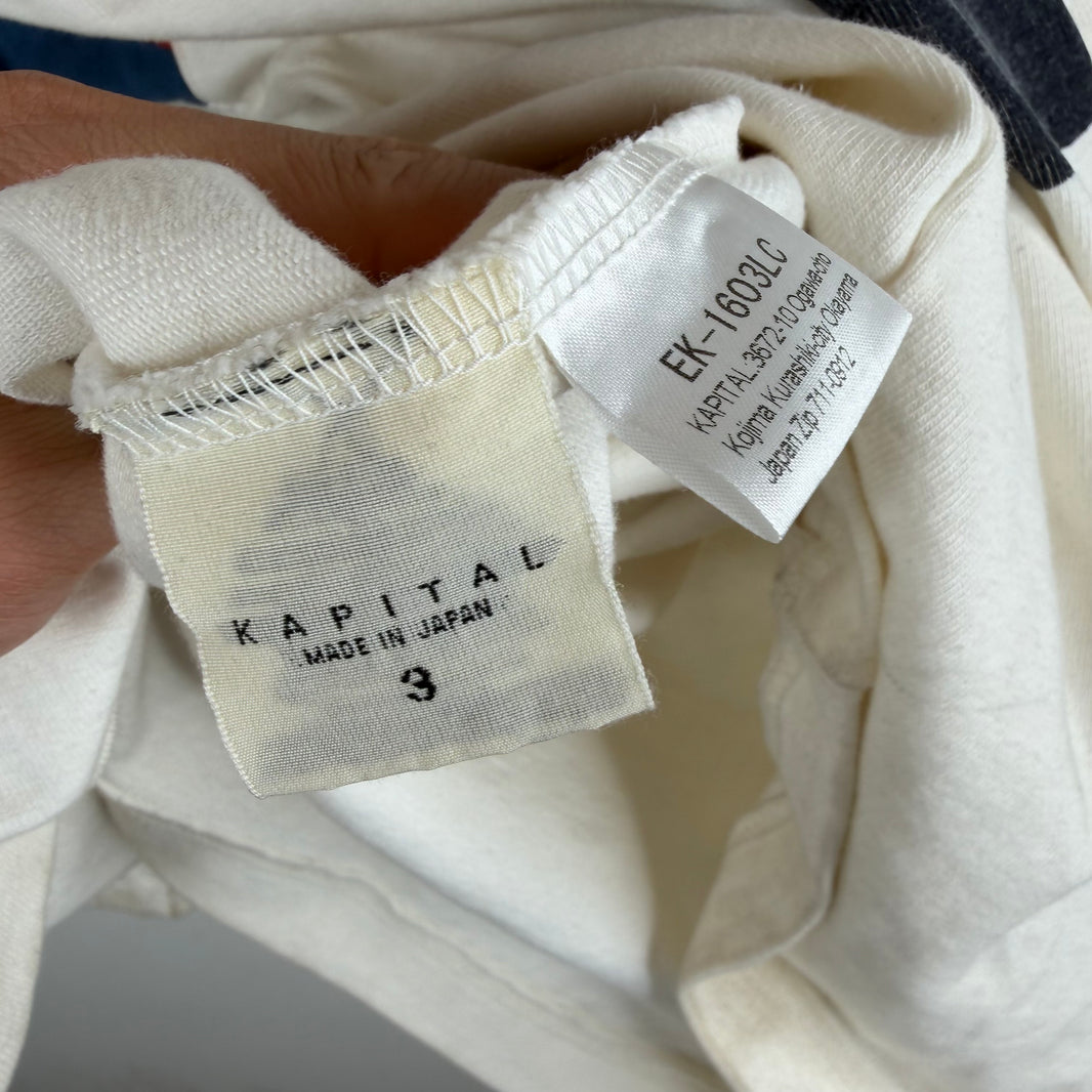 Kapital Elbow Rip Football L/S T-Shirt