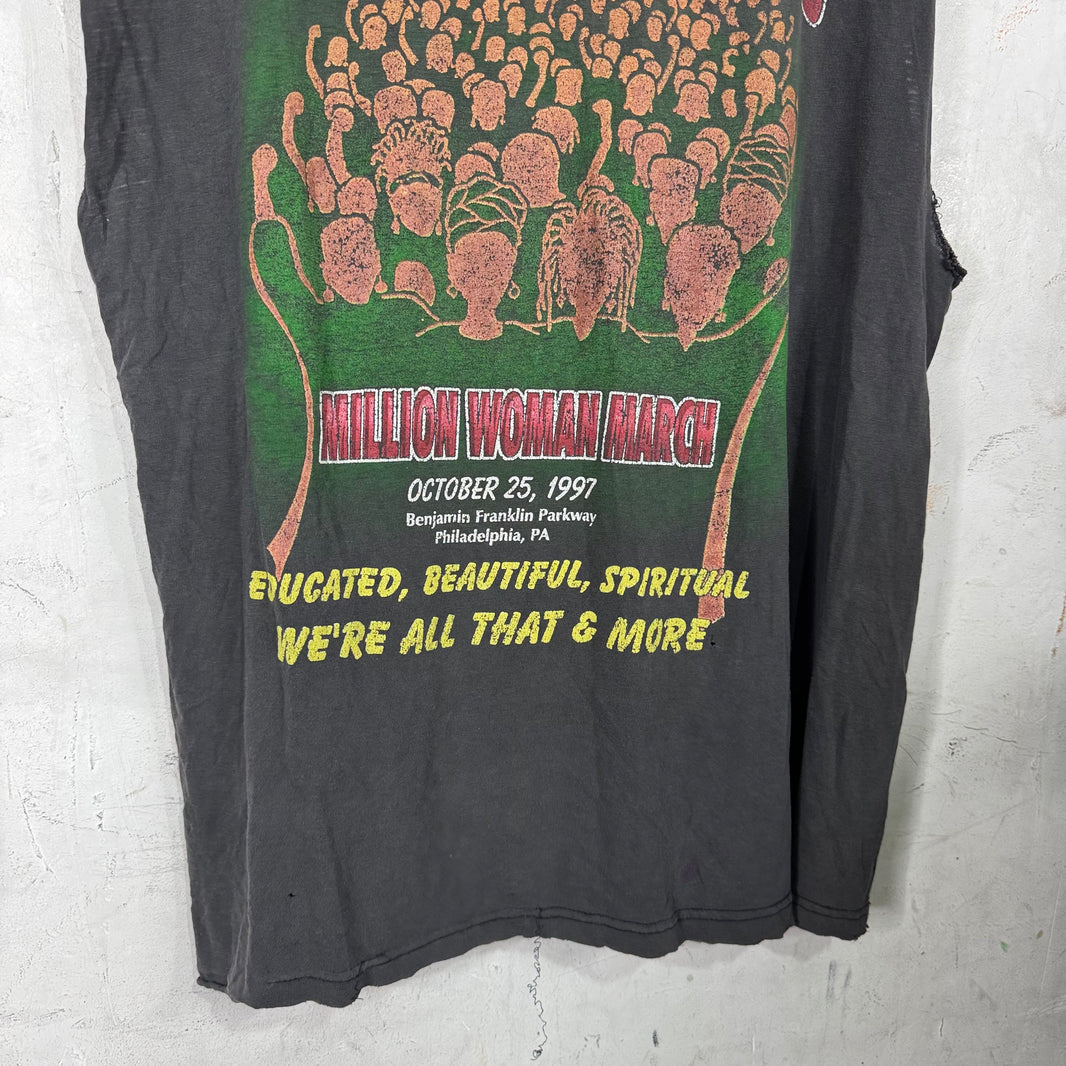 Vintage Smoked Million Woman March Sleeveless T-Shirt