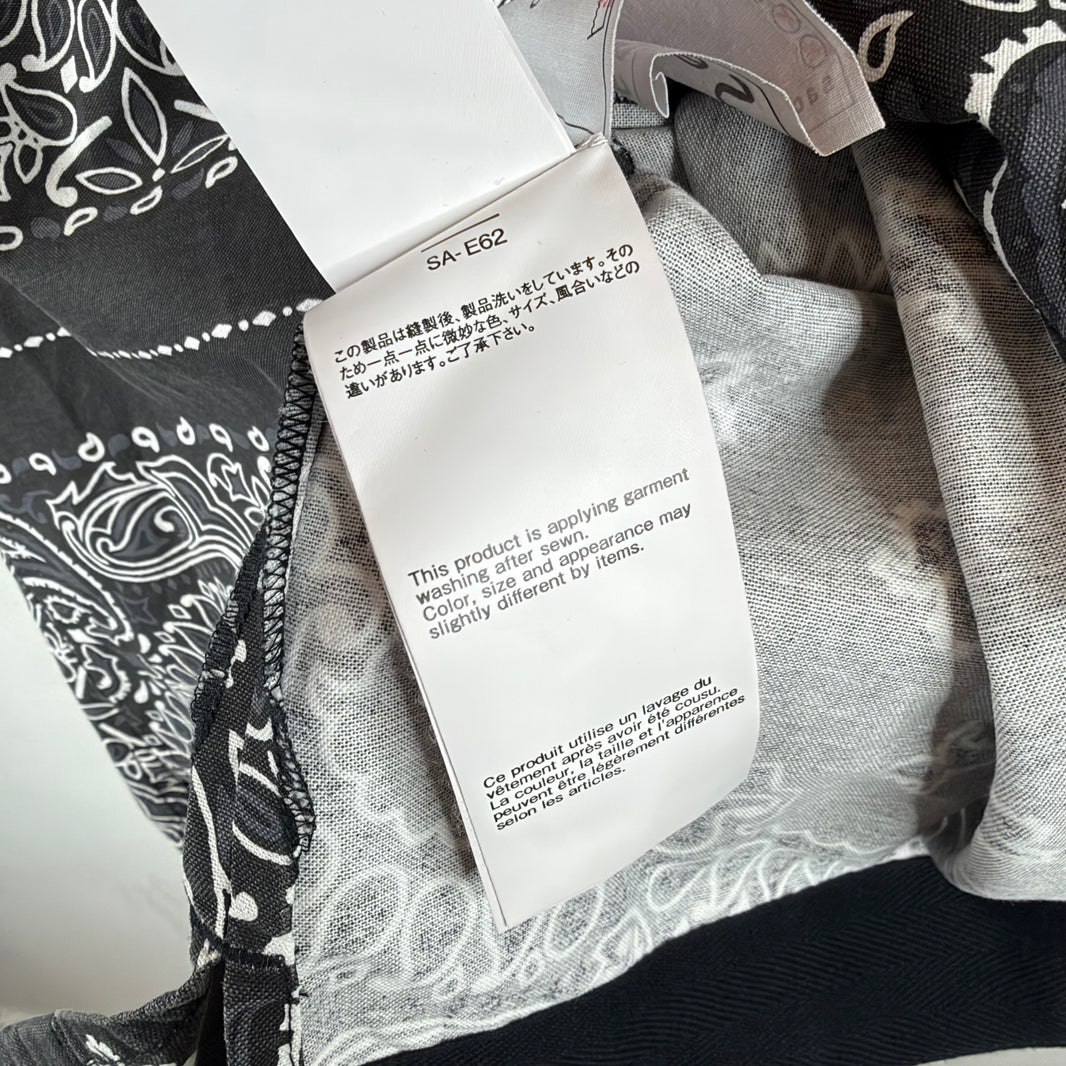 Sacai Paisley S/S Shirt
