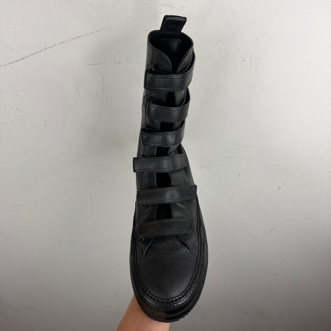 Ann Demeulemeester Multi Strap High-Top Sneakers