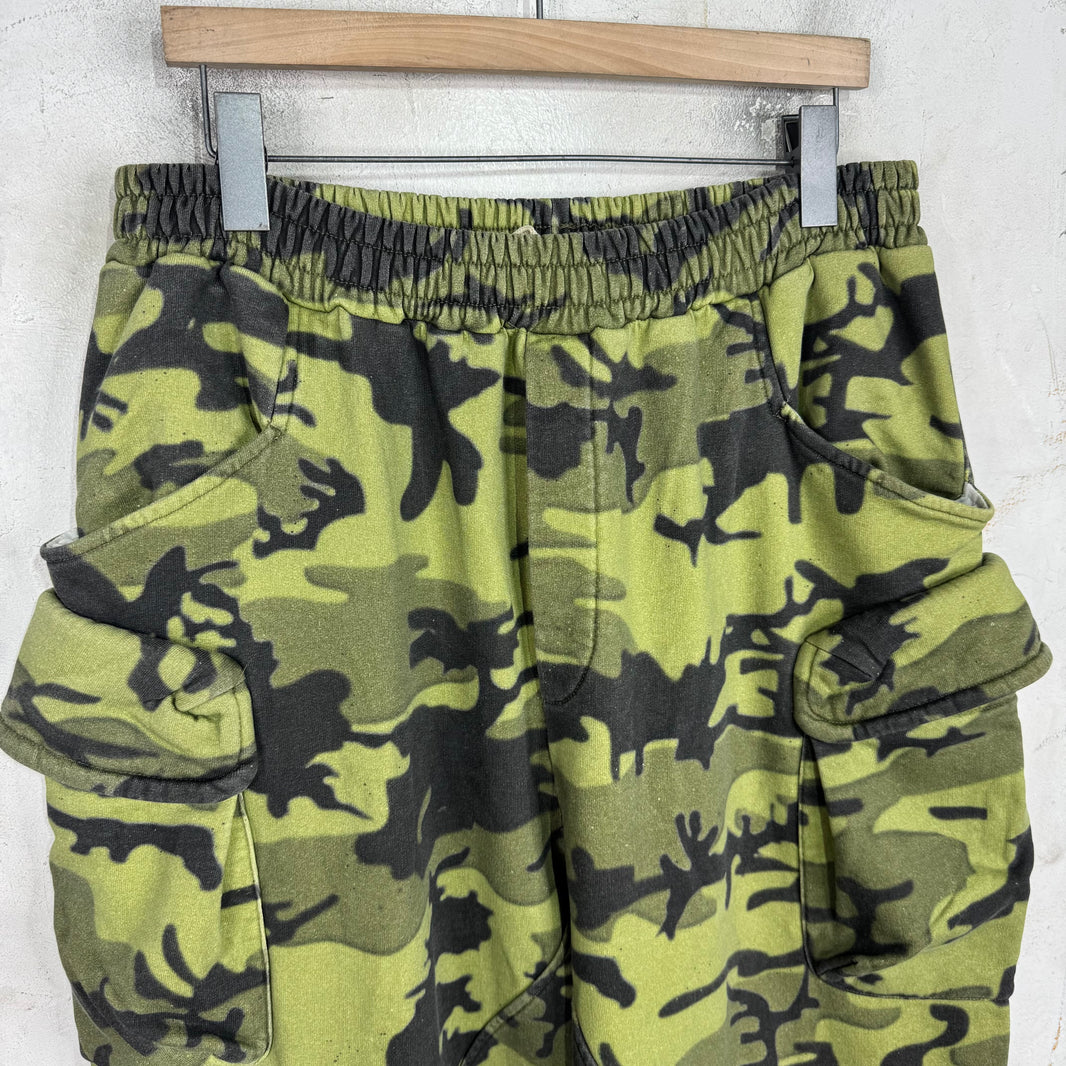 PDFCHANNEL Camo Cargo Baggy Sweatpants