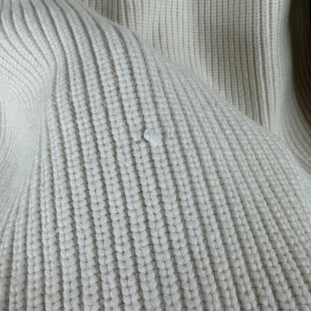 Louis Vuitton V Neck Cursive Logo Knit Sweater