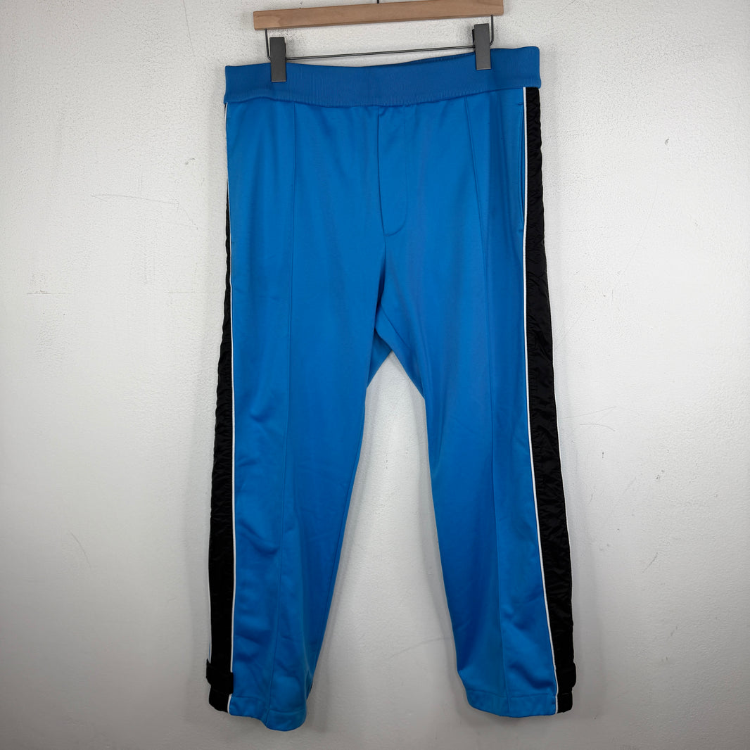 Prada Light Blue Side Stripe Track Pants