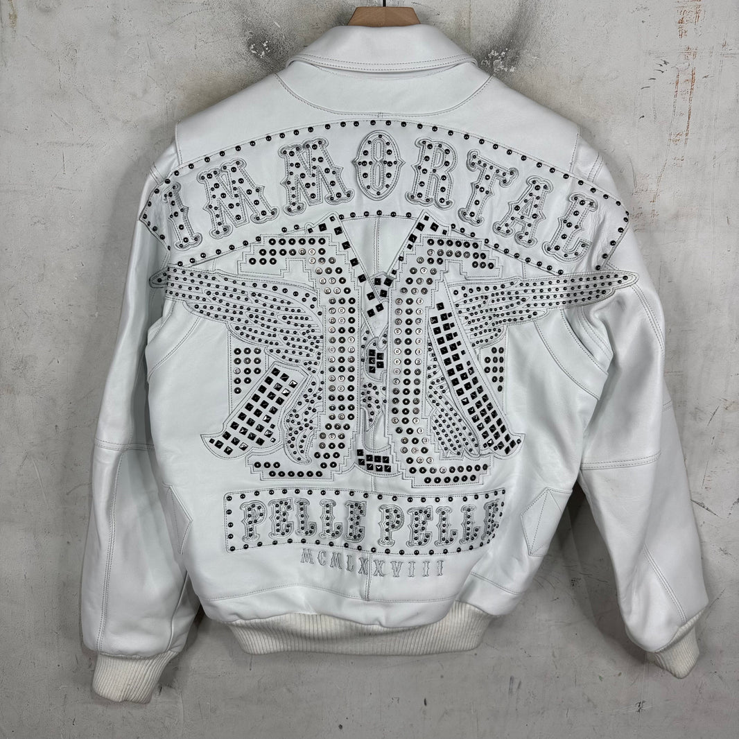 Pelle Pelle x Opium Studded Leather Bomber