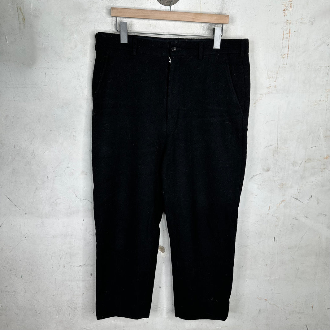 CDG Homme Wool Wide Trousers
