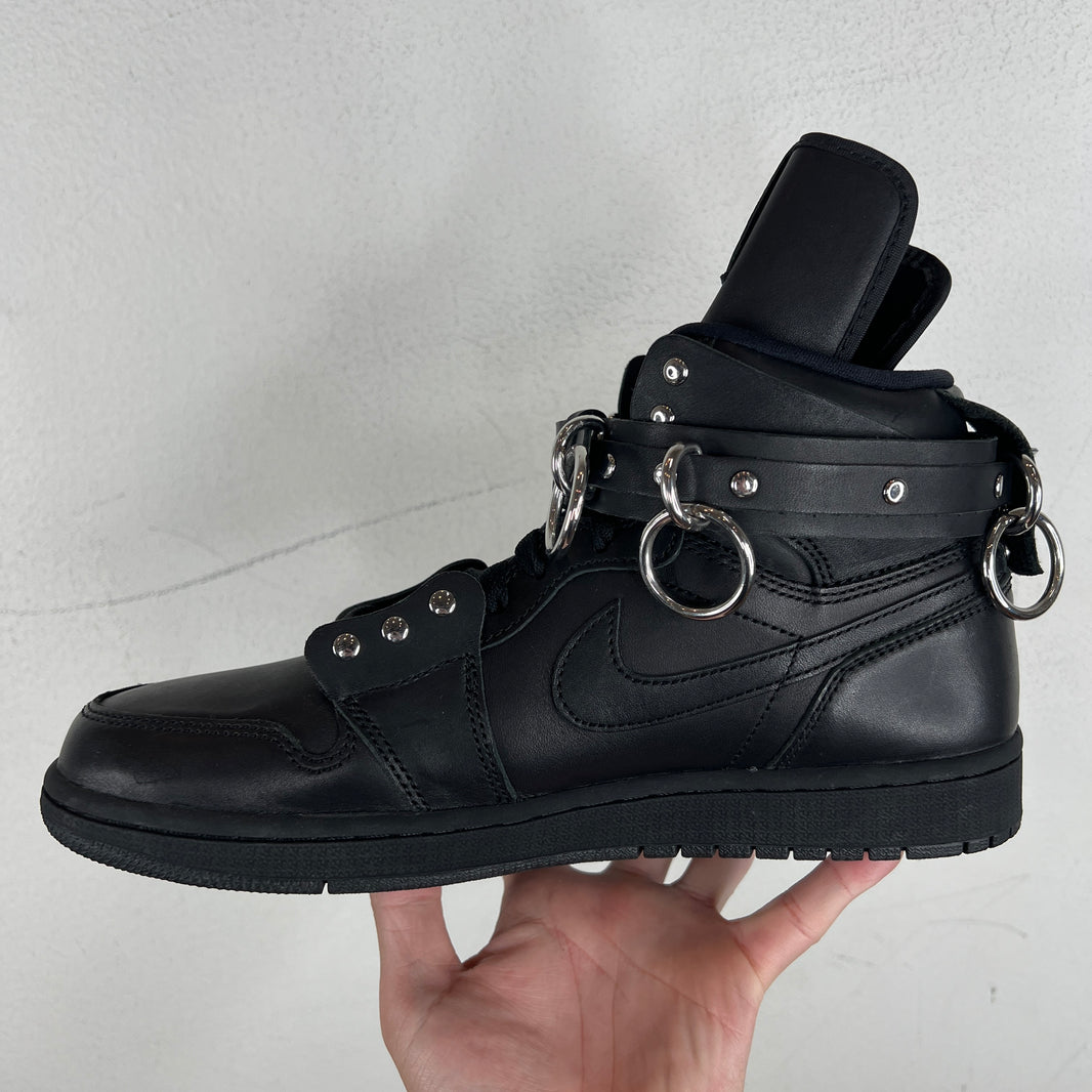 CDG Black Air Jordan 1 Sneakers