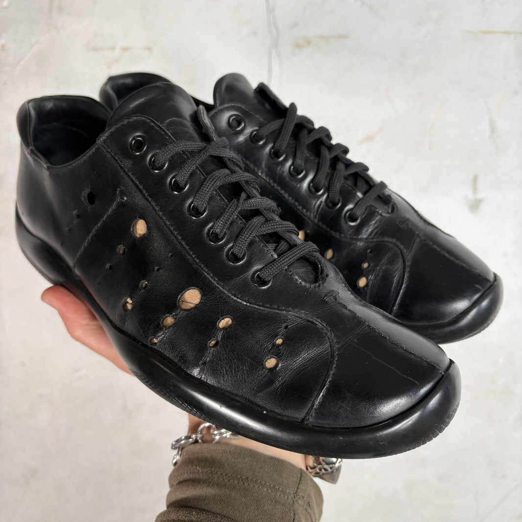 Prada Punch-Hole Trainers