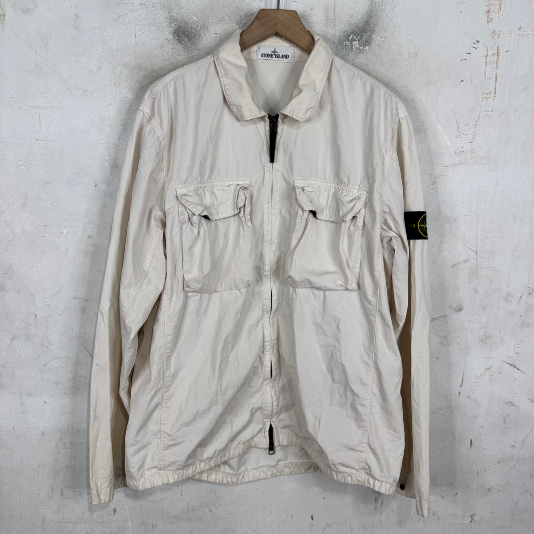 Stone Island Double Pocketed Zipped Shirt