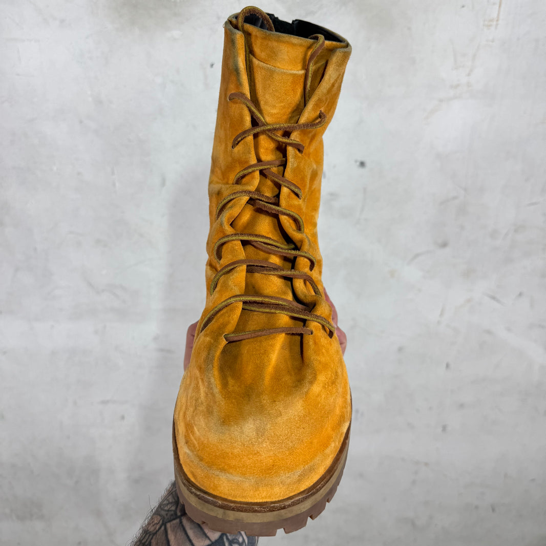 424 Suede Laced Marathon Boots