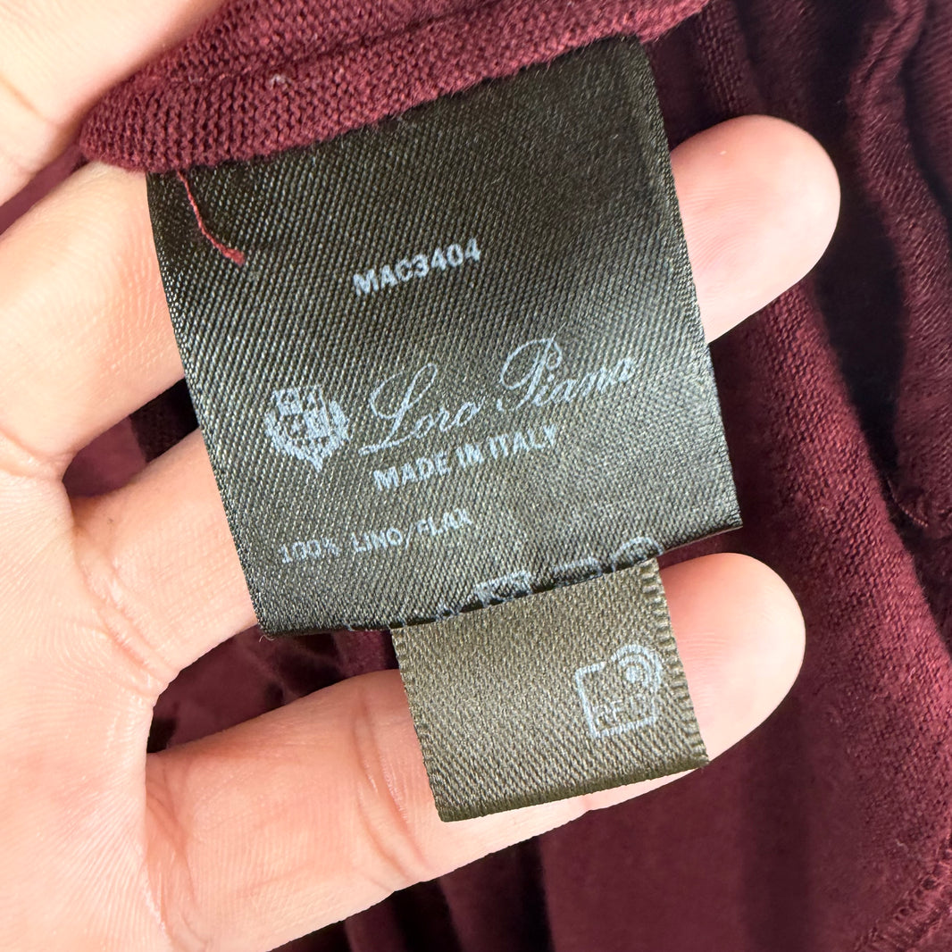 Loro Piana Red Polo Shirt