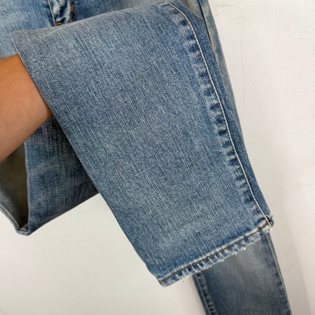 Saint Laurent Light Wash D02 Distressed Jeans