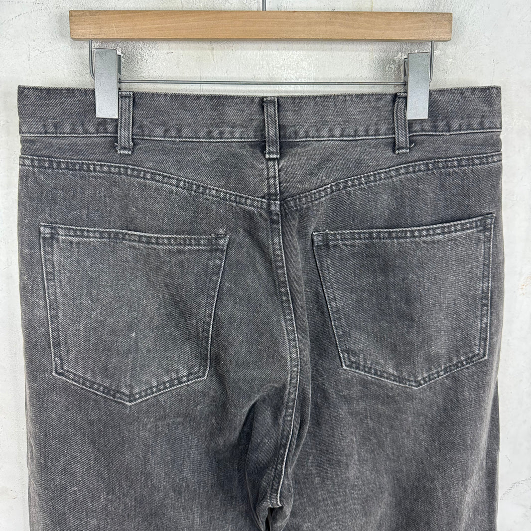 Celine Charcoal Distressed Kurt Jeans