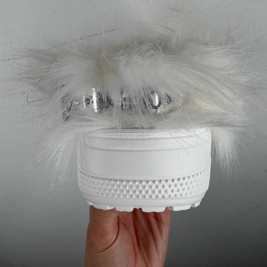 Chito Croc Furry Sandals