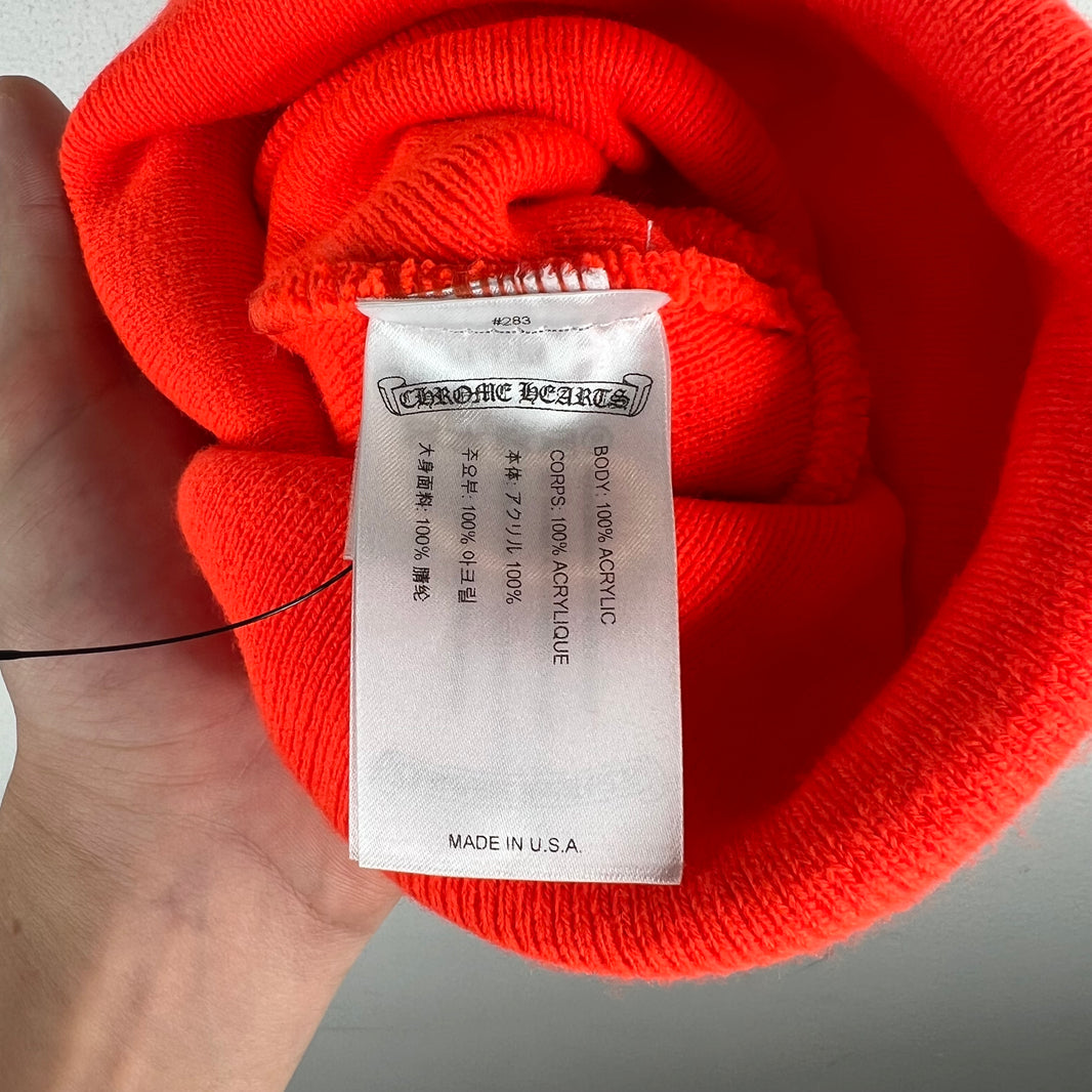 Chrome Hearts Orange Watch Cap