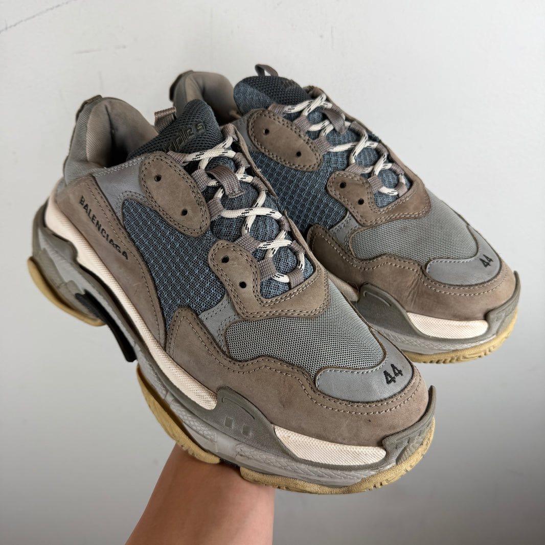 Balenciaga Grey Triple S Sneakers