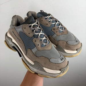 Balenciaga Grey Triple S Sneakers
