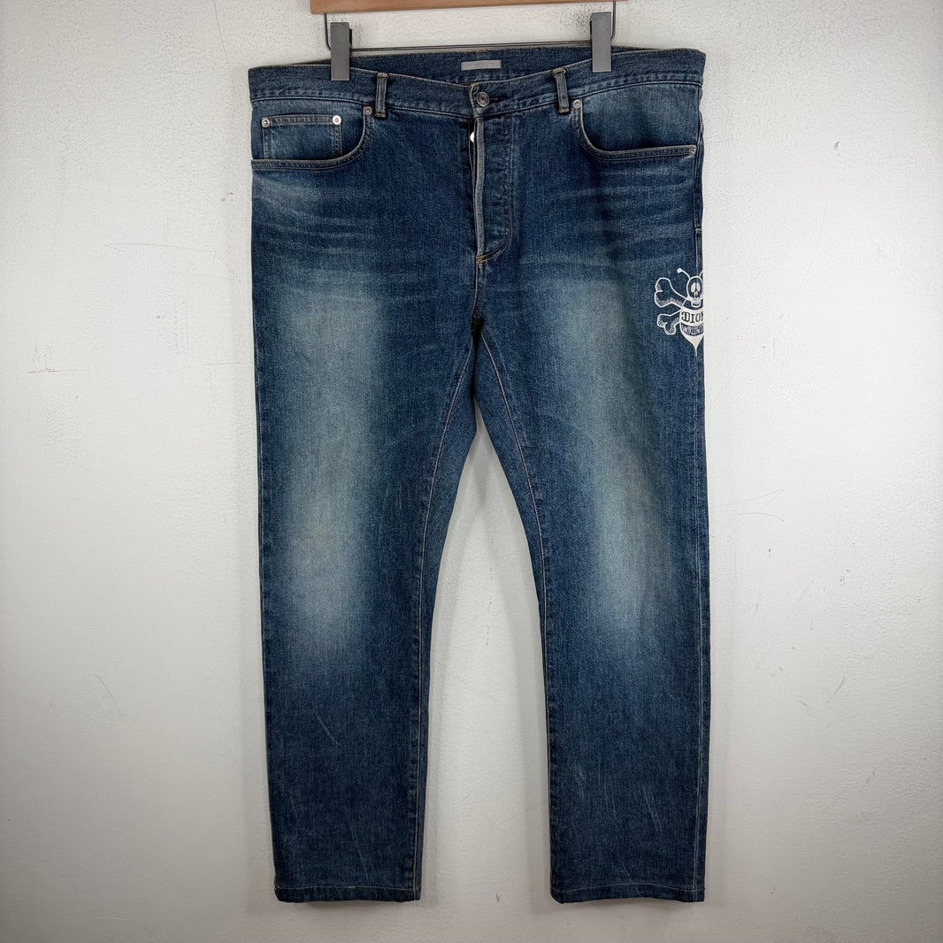 Dior Shawn Stussy Selvedge Slim Jeans