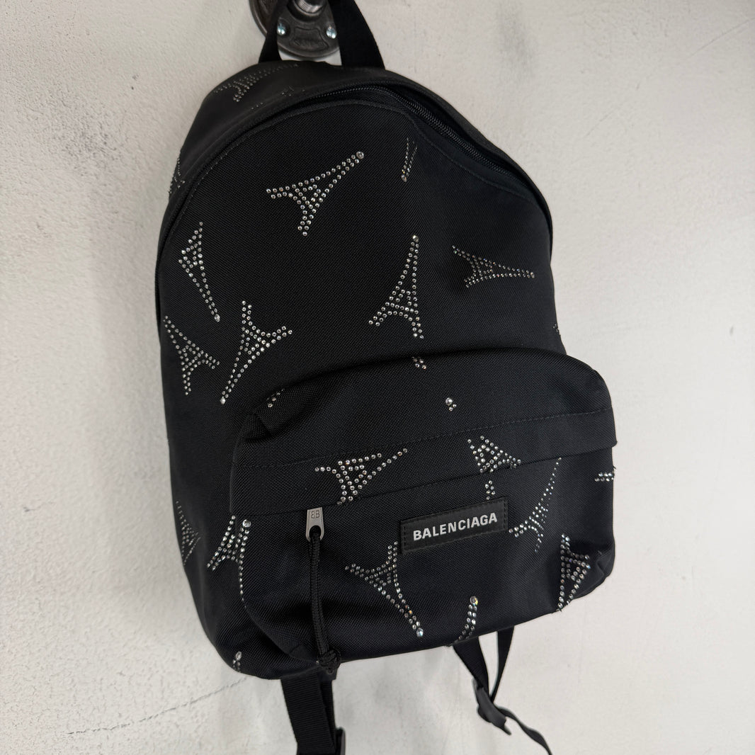 Balenciaga Eiffel Tower Crystal Backpack
