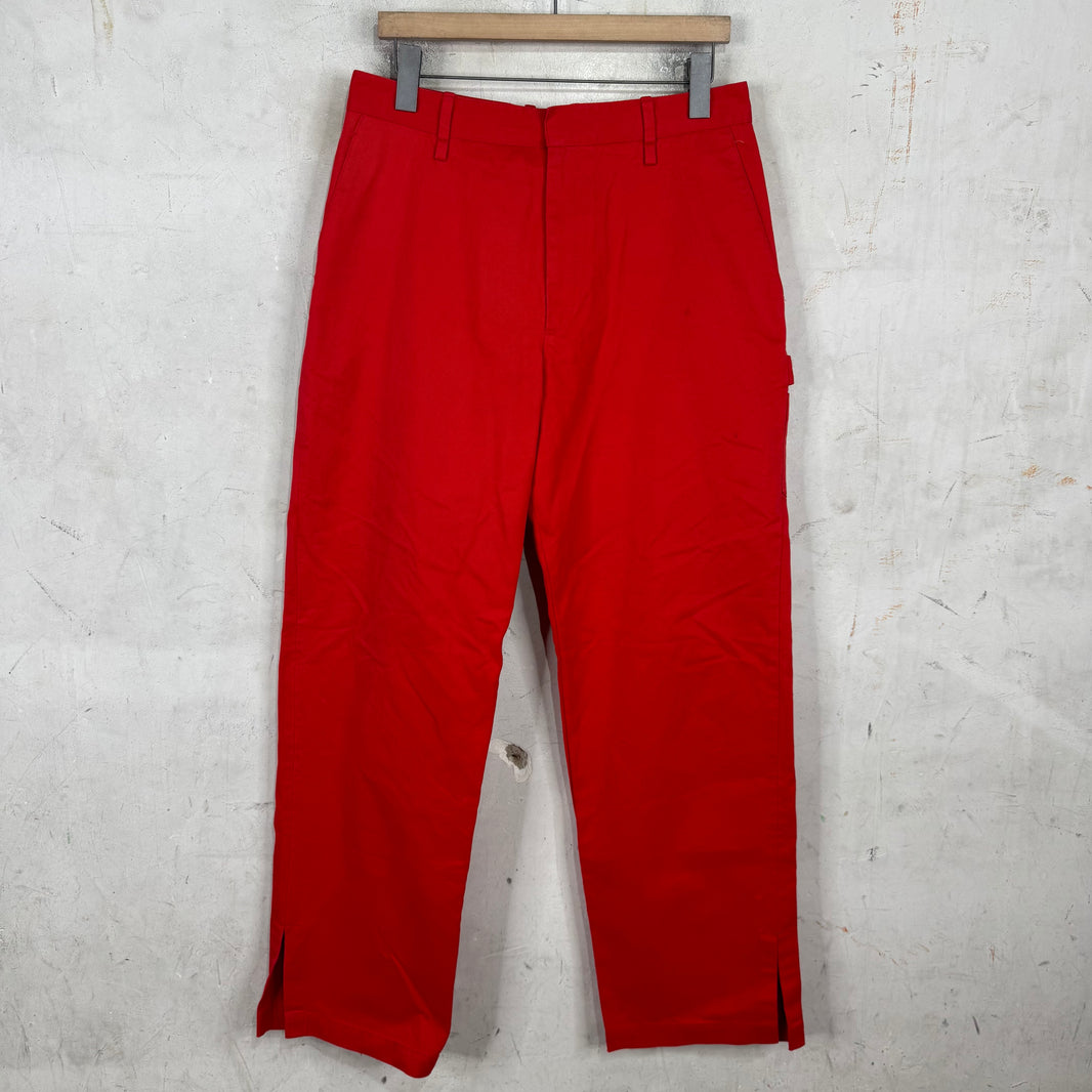 Louis Vuitton Red Uniformes Carpenter Pants