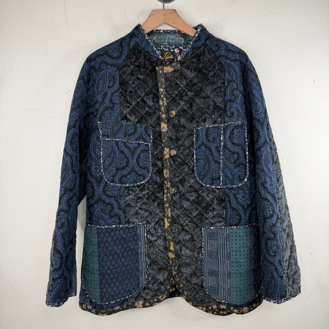 Needles Navy Switch Quilted Chore Jacket